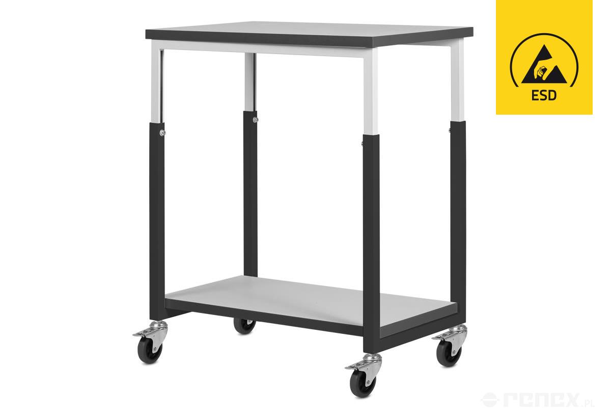 REECO ESD Classic trolley with 2 shelves