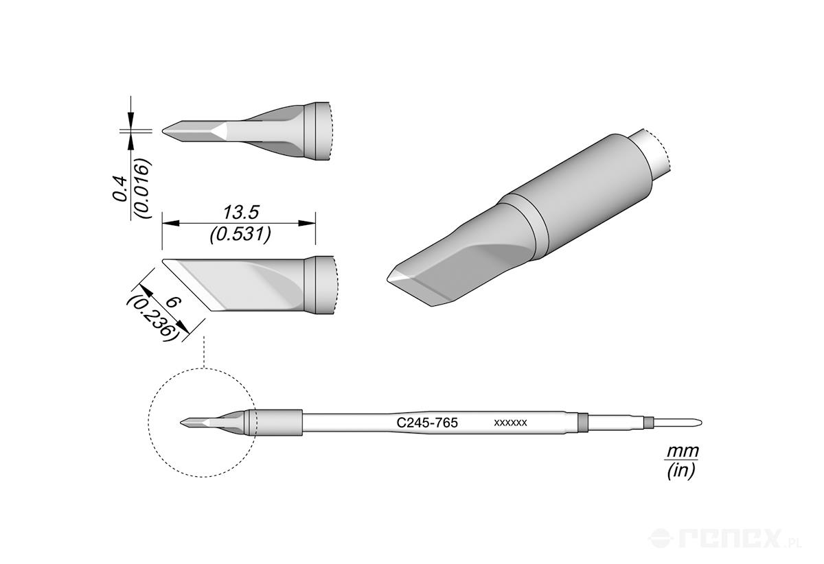 C245765 Tip Cartridge for JBC T245 handle