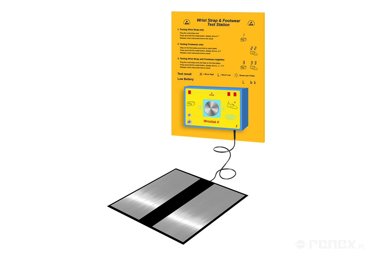 WRISTLAB II wriststrap tester - wall-mounted