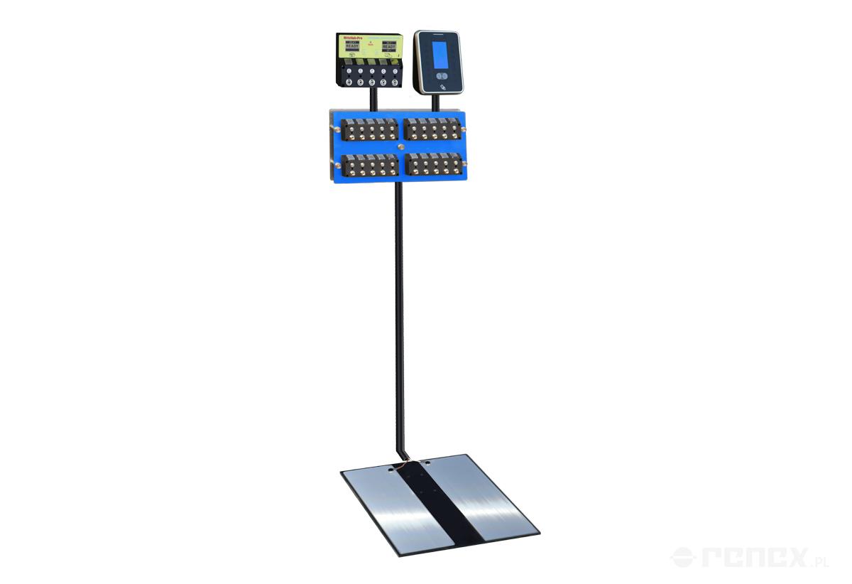 WRISTLAB PRO - wall test station (instrument + foot-plate)