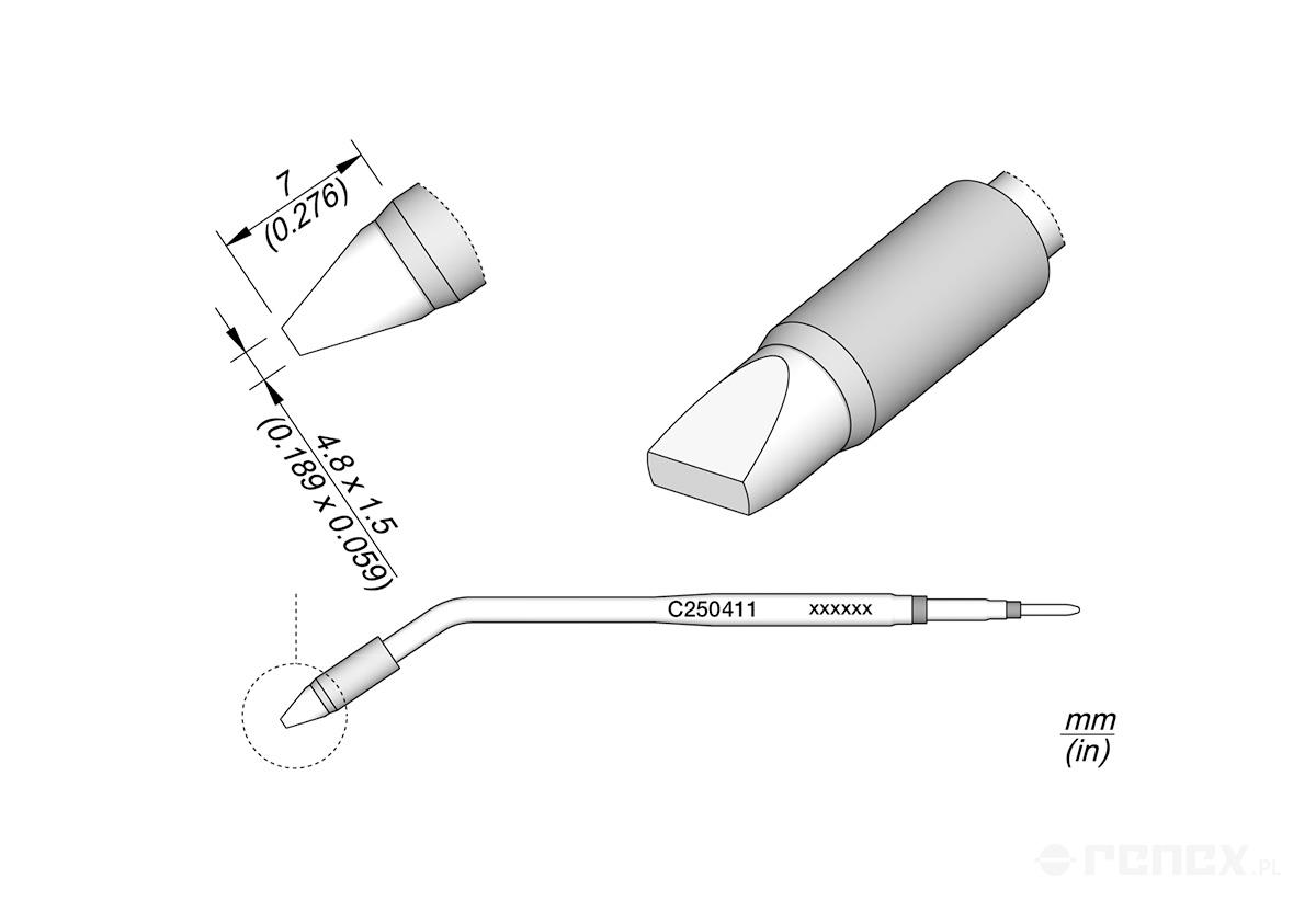 C250411 Tip Cartridge for JBC AL250 & AP250