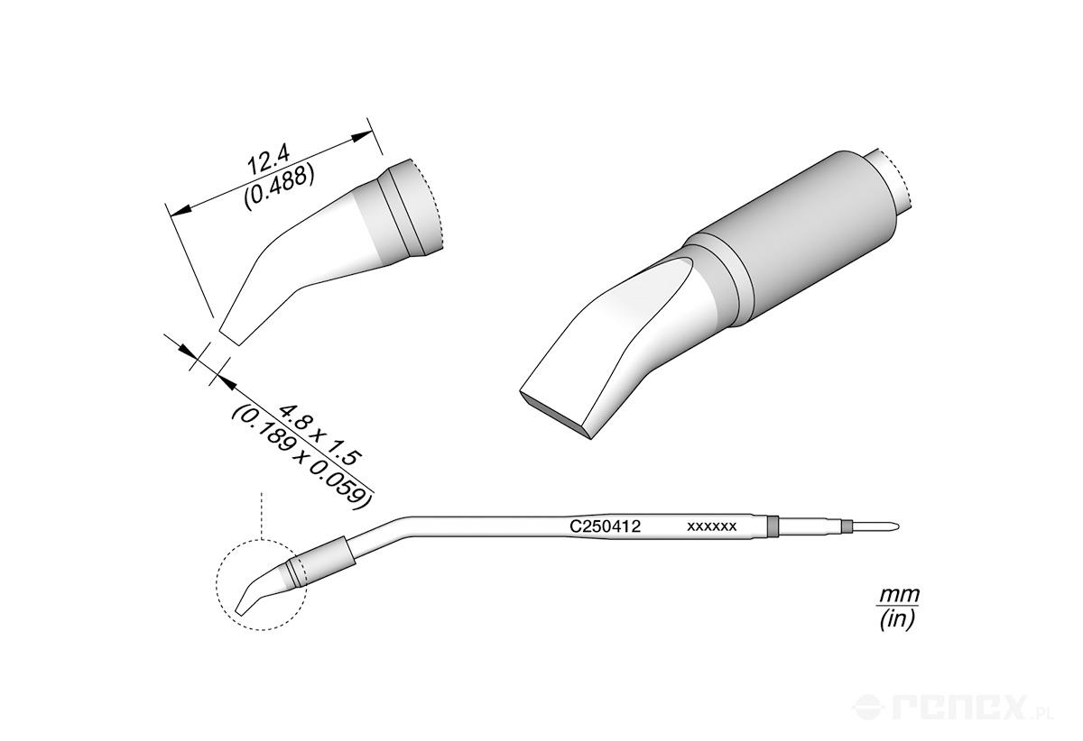 C250412 Tip Cartridge for JBC AL250 & AP250