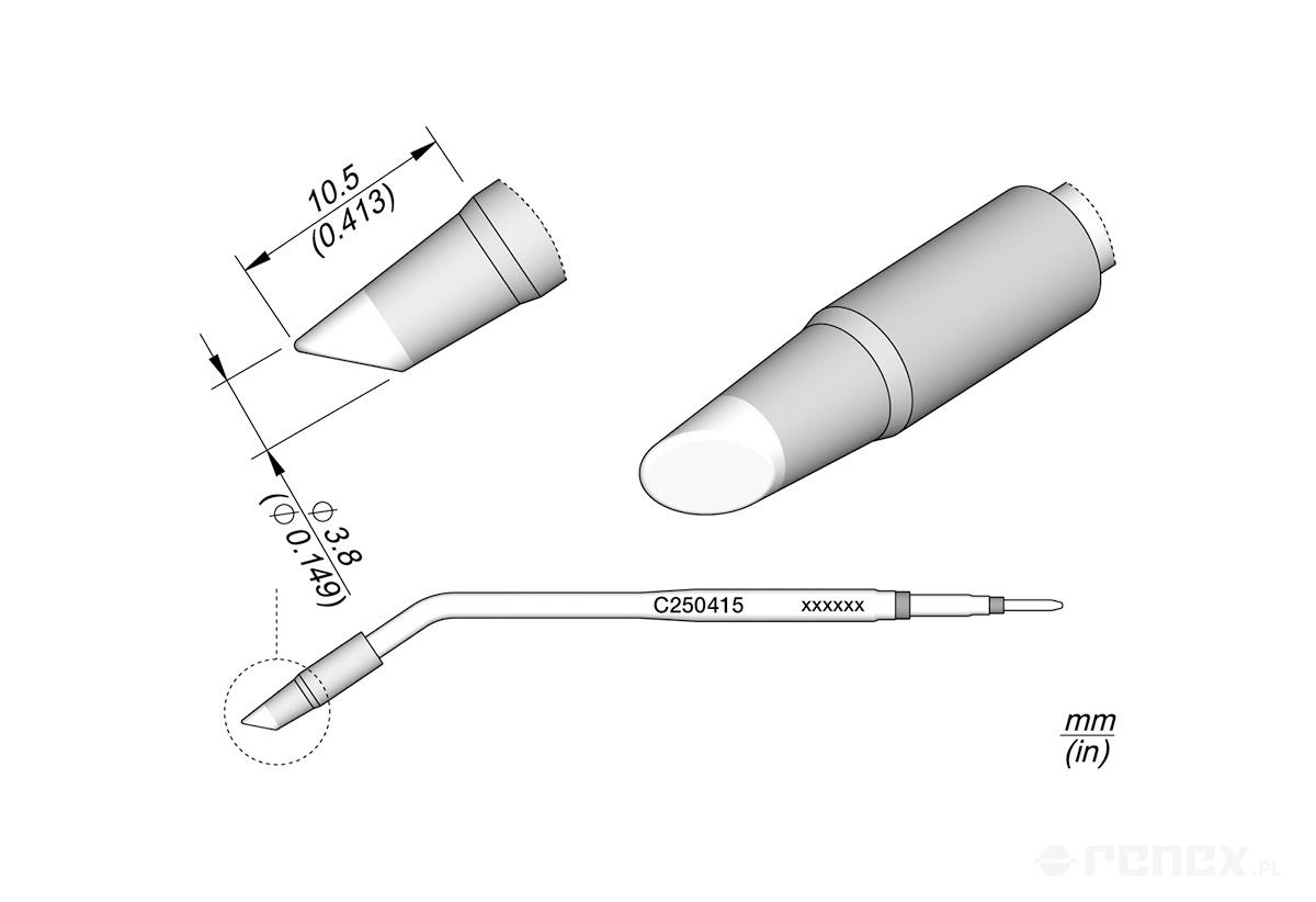 C250415 Tip Cartridge for JBC AL250 & AP250