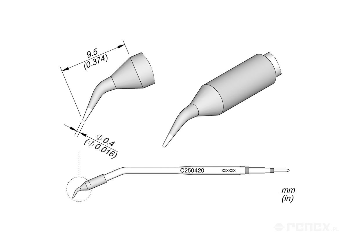 C250420 Tip Cartridge for JBC AL250 & AP250