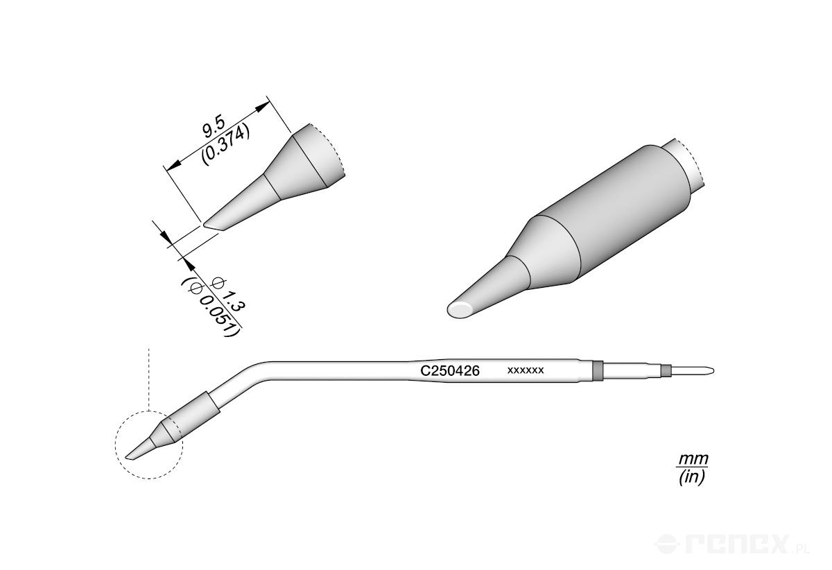 C250426 Tip Cartridge for JBC AL250 & AP250