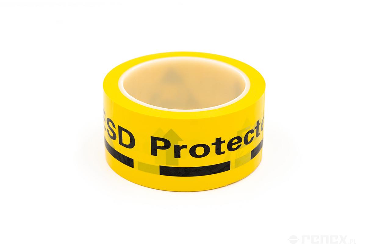 ESD PROTECTED AREA CAUTION TAPE W50MMXL33M