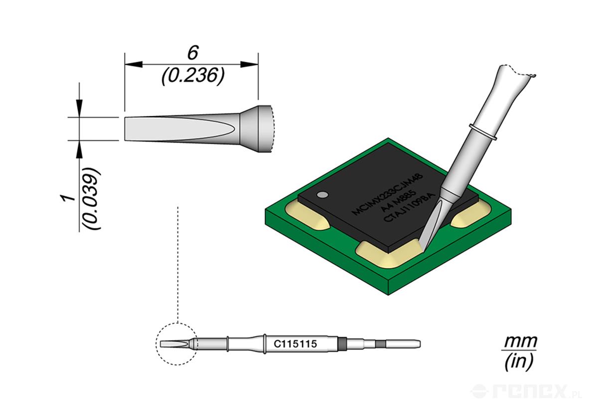 C115115 Tip Cartridge for JBC NT115