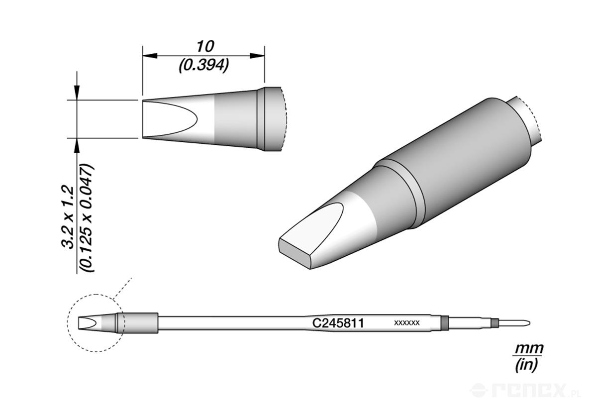 C245811 Tip Cartridge for JBC T245 handle