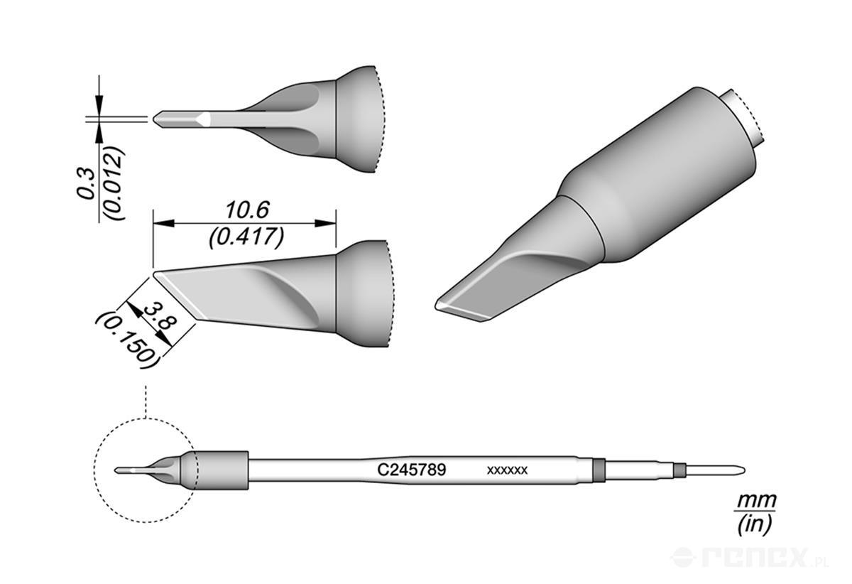 C245729 Tip Cartridge for JBC T245 handle