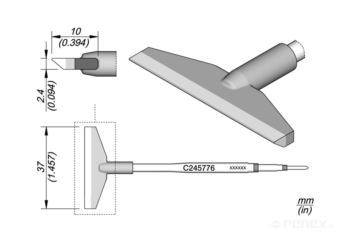 C245776 Tip Cartridge for JBC T245 handle