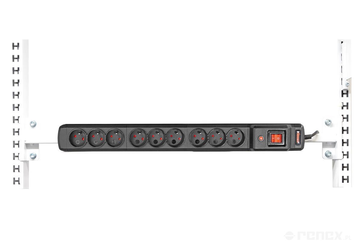 REECO powerstrip 16 A, 9 sockets, 2.5 cord