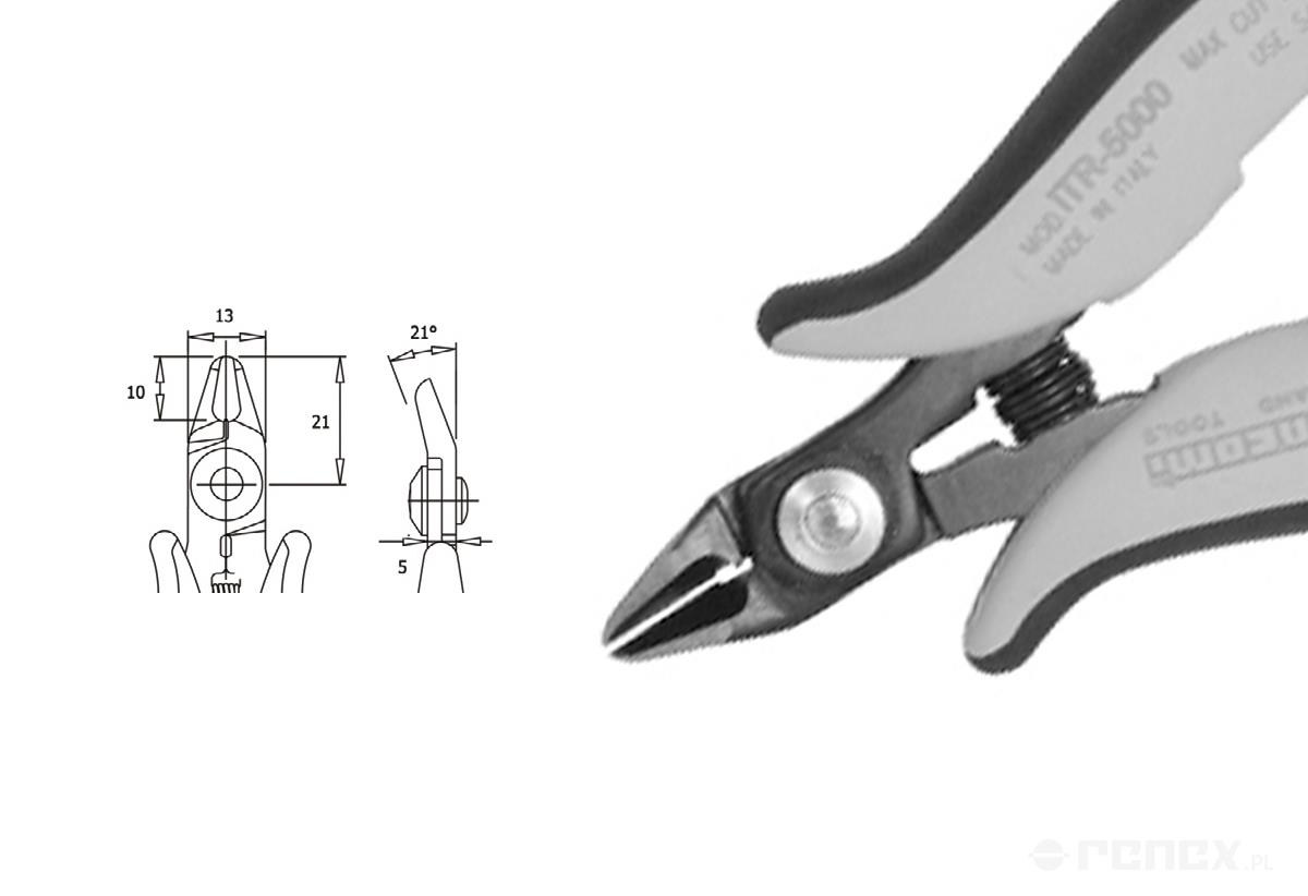 PIERGIACOMI ITR-5000 ESD cutter (diameter: 2.05/1.63 mm | 12/14)