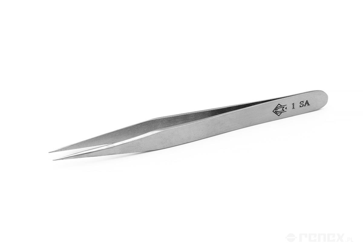 PIERGIACOMI 1-SA sharp tweezers (L: 120 mm)