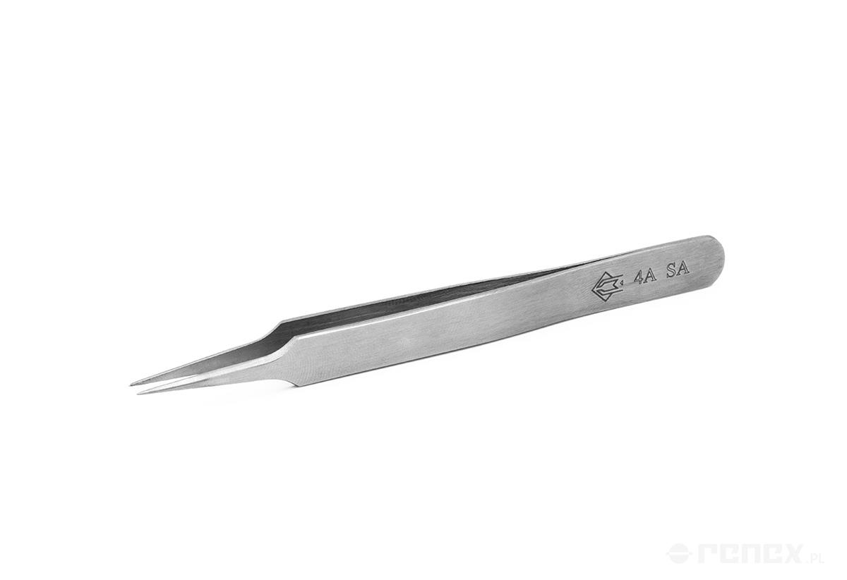 PIERGIACOMI 4A-SA sharp tweezers (L: 110 mm)