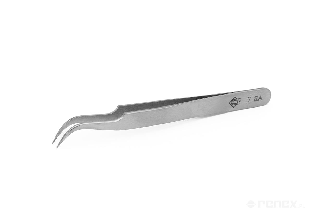 PIERGIACOMI 7-SA sharp tweezers (L: 120 mm)