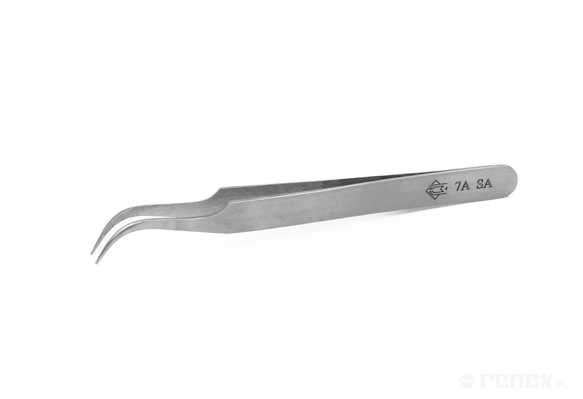 PIERGIACOMI 7A-SA sharp tweezers (L: 120 mm)