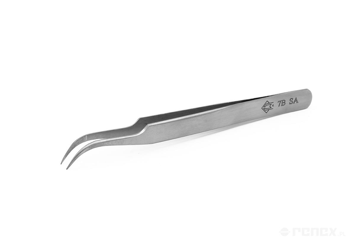 PIERGIACOMI 7B-SA sharp tweezers (L: 120 mm)