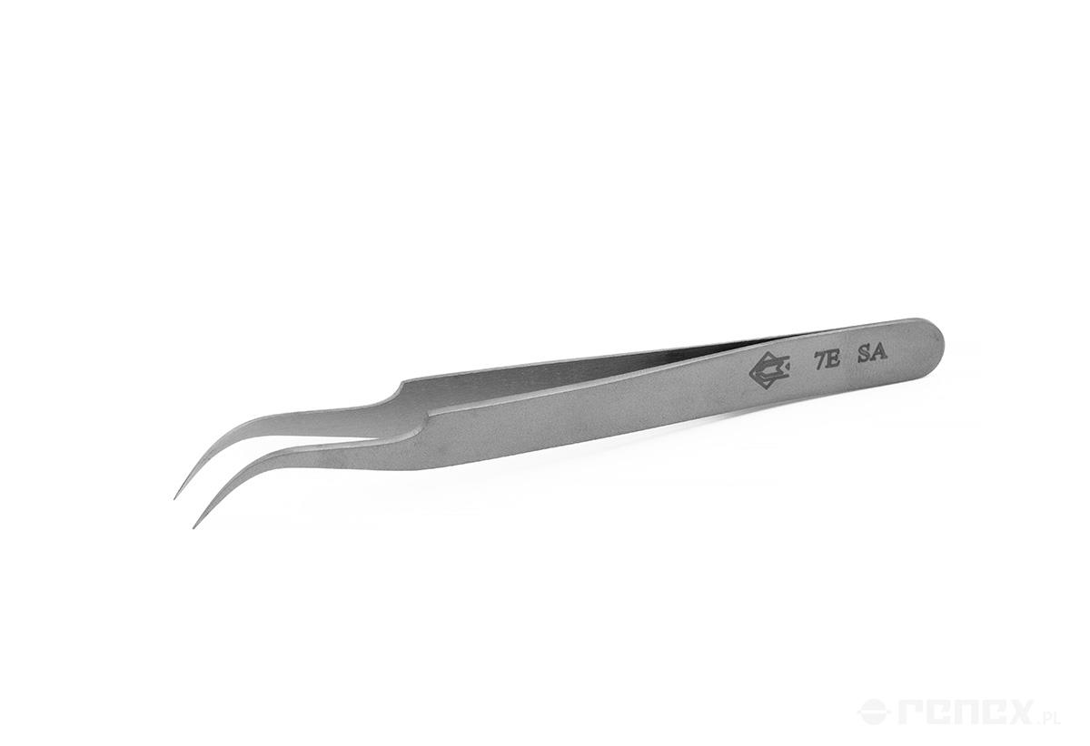 PIERGIACOMI 7E-SA sharp tweezers (L: 120 mm)