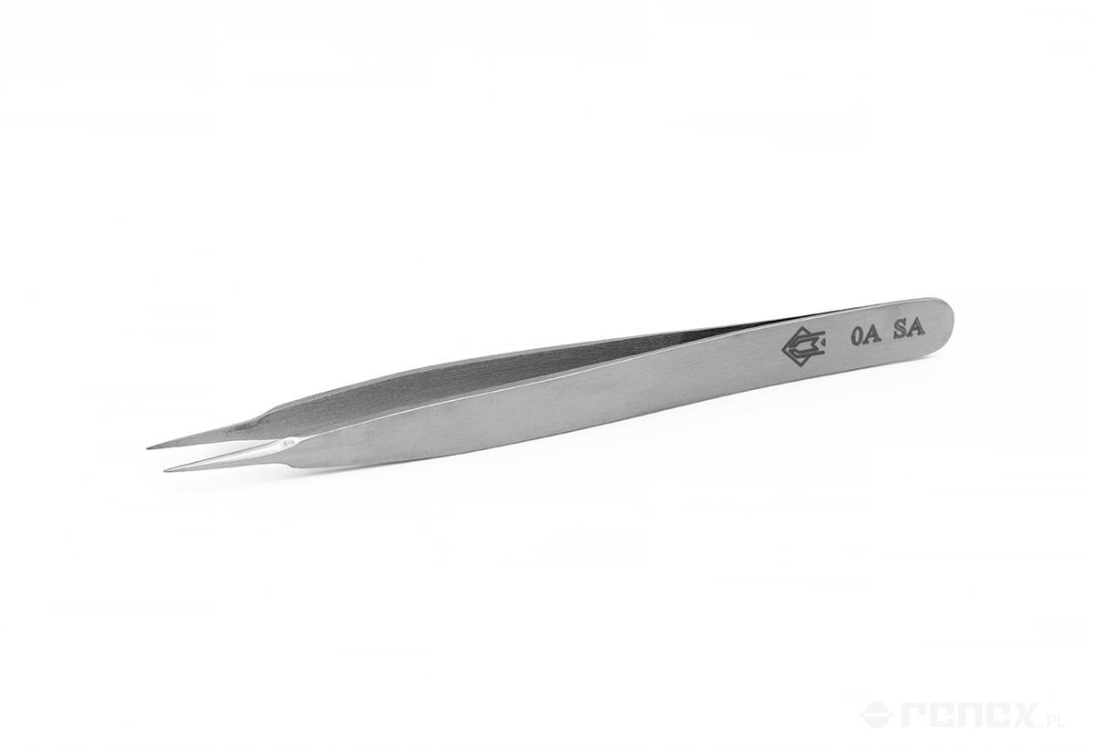 PIERGIACOMI 0A-SA sharp tweezers (L: 120 mm)