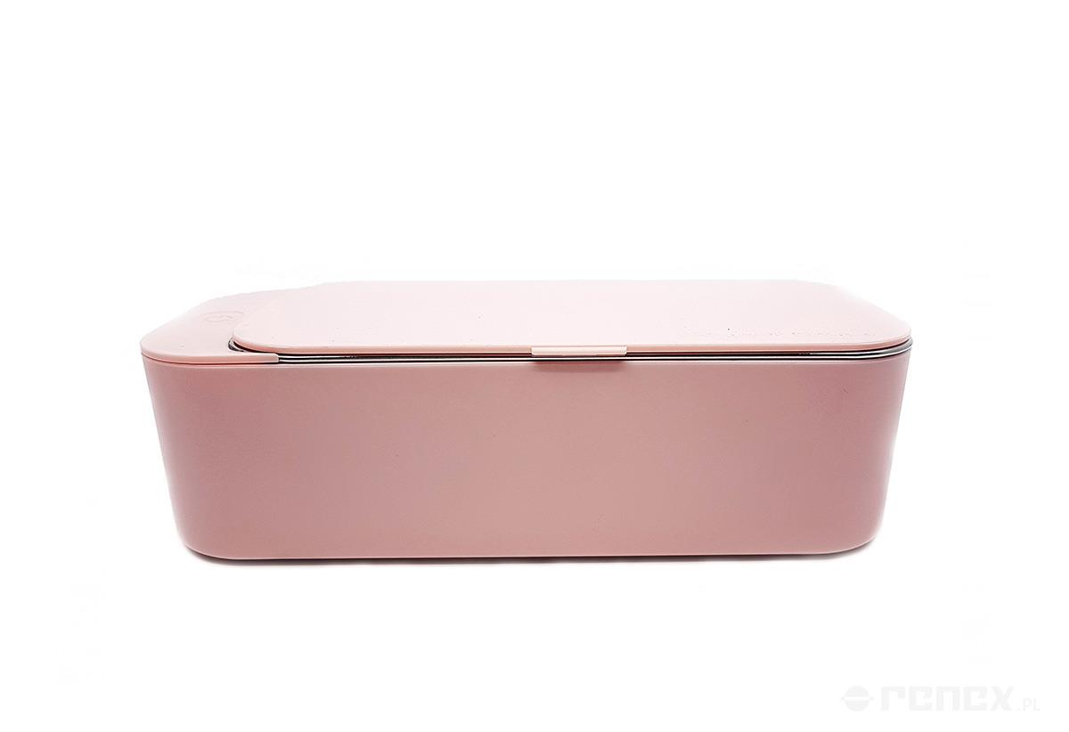 Digital ultrasonic cleaner 450 ml, 40 kHz, pink, HOME series