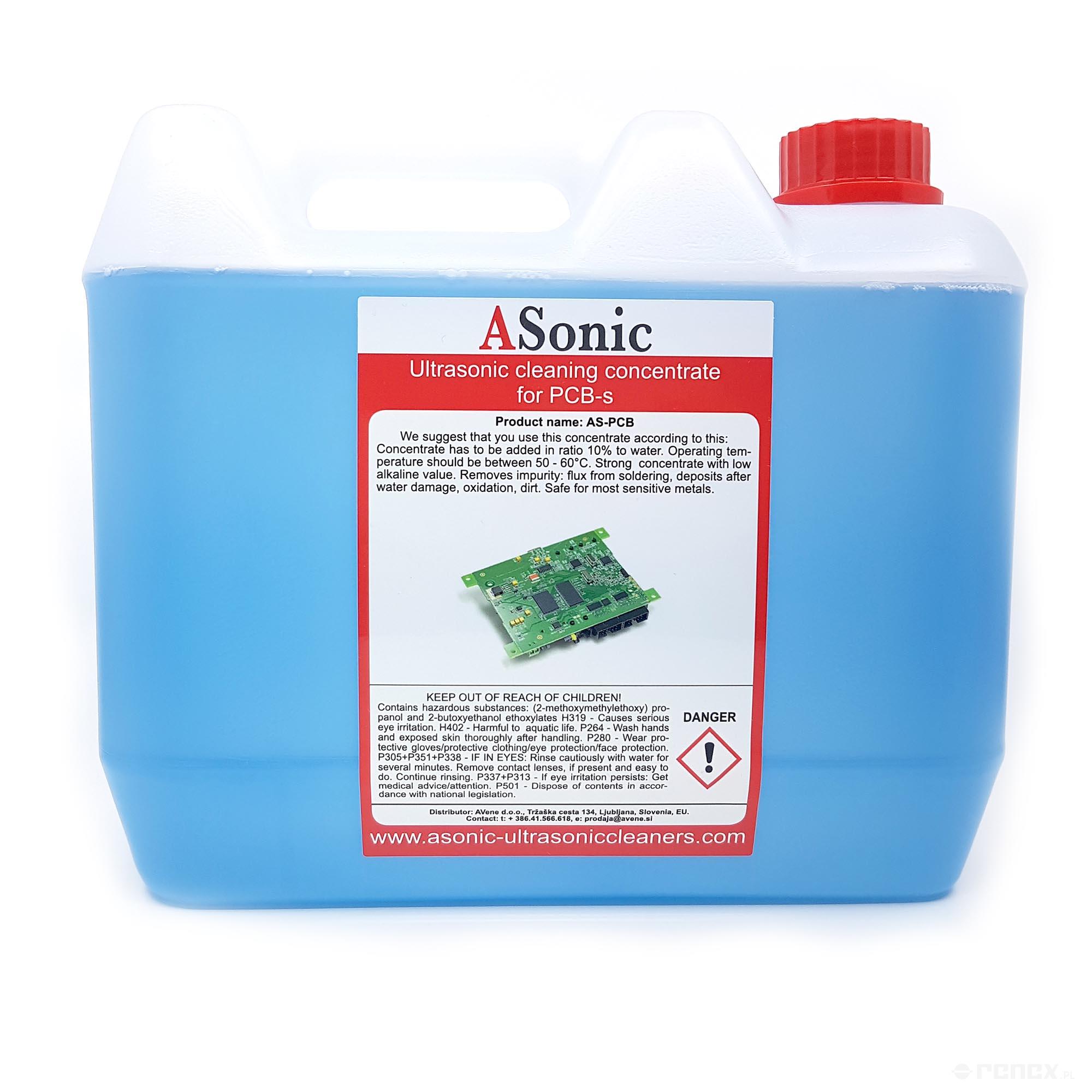 Low alkaline cleaning detergent for PCB boards, 5 liters