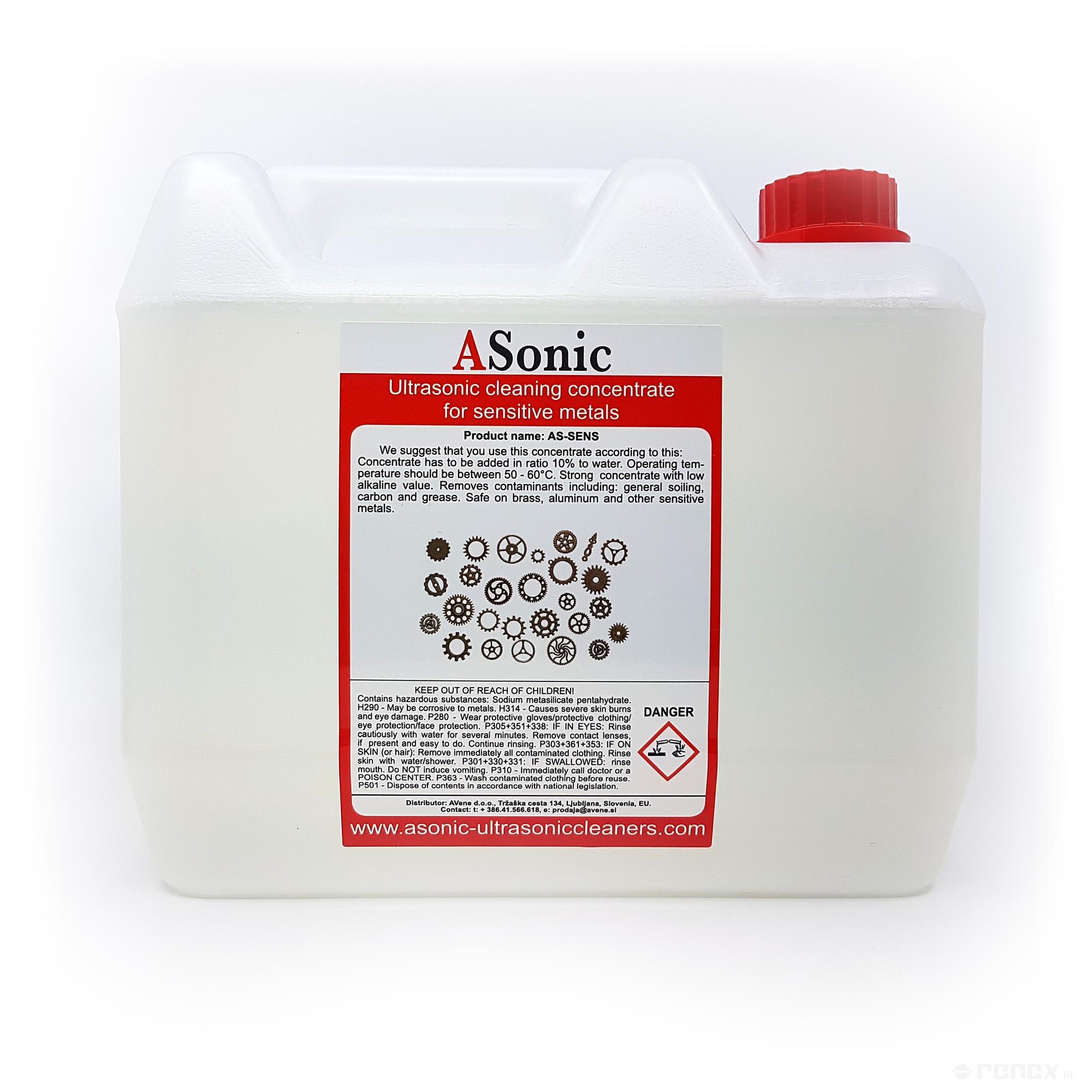 Low alkaline cleaning detergent for sensitive materials, 5 liters