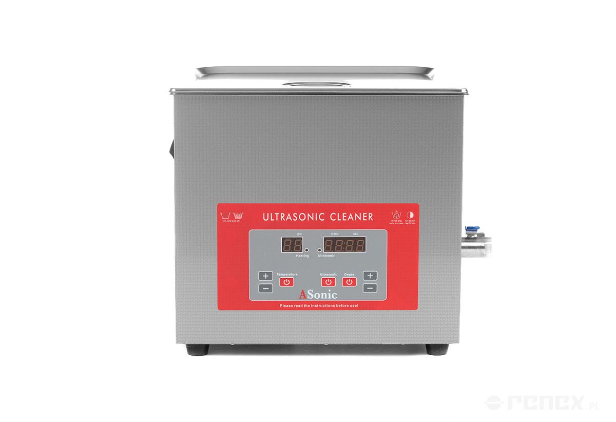 Professional ultrasonic cleaner 13000 ml with 'degas' function, 40 kHz