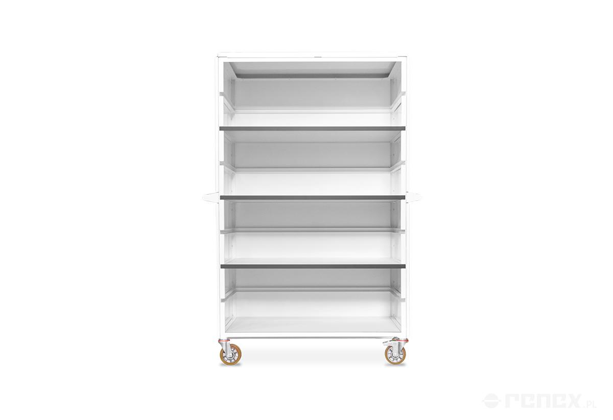 ESD trolley (1850x1140x815mm) - 4 shelves