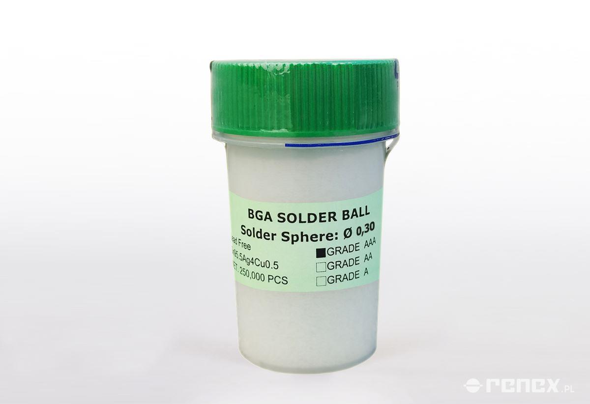 Lead-free solder balls for regeneration of BGA leads - diameter 0.30 mm