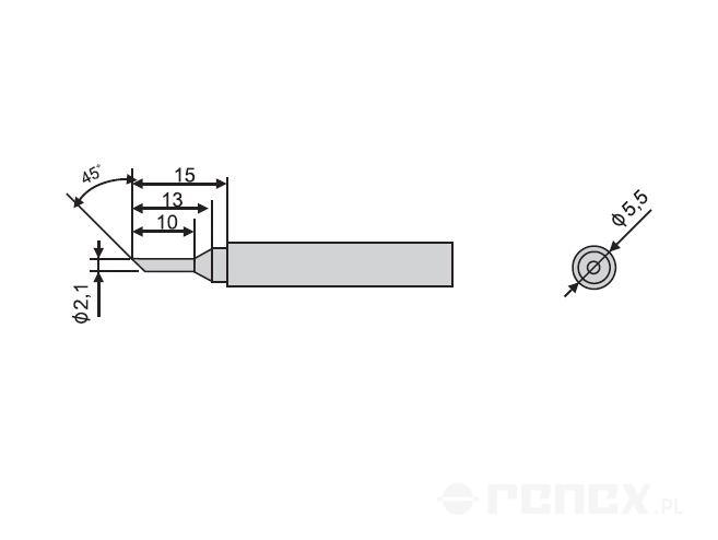 GOOT PX-201 tip - 2C