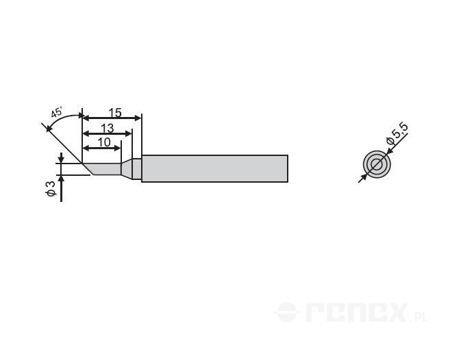 GOOT PX-201 tip - 3C