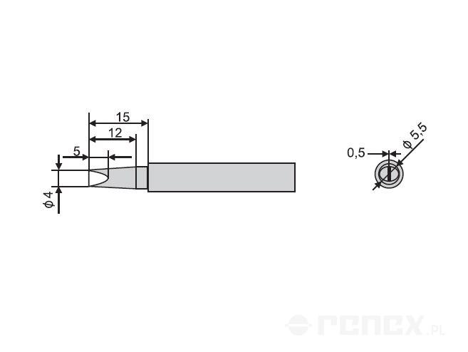 GOOT PX-201 tip - 4D