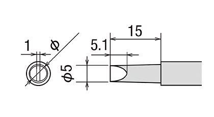 GOOT PX-201 tip - 5D