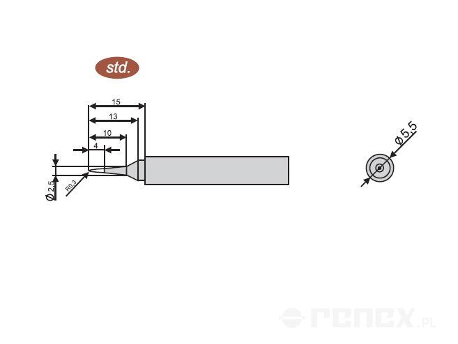 GOOT PX-201 tip - B