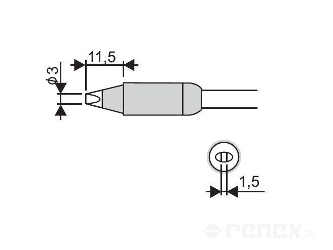 GOOT RX-852AS tip - 3D