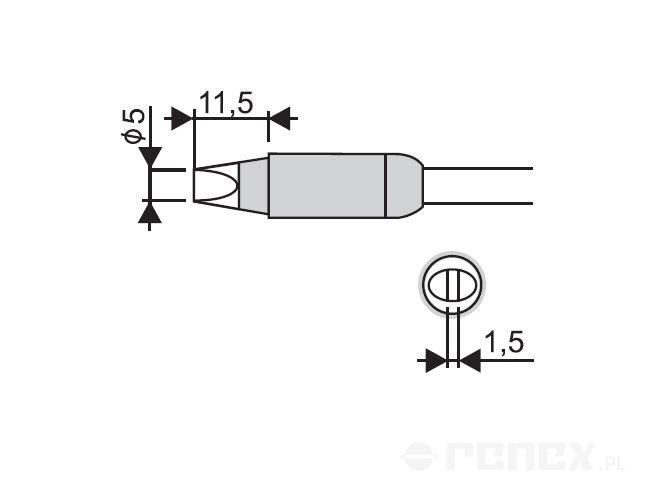 Grot do stacji GOOT RX-852AS - 5D