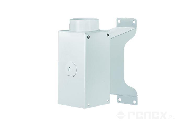 Square wall bracket, white