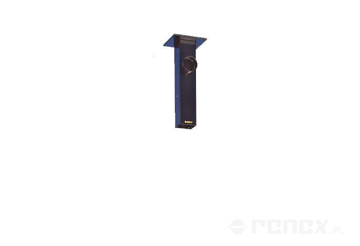 ALSIDENT ceiling column 250 mm black - side connection 80 mm