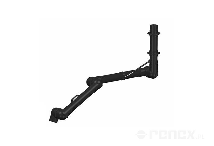 ALSIDENT arm 1710 mm for ESD/EEx 100 system, wall-mounted - spring reinforcement