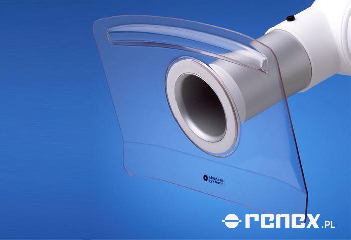 Suction hood, square, transparent - 420 x 280 mm