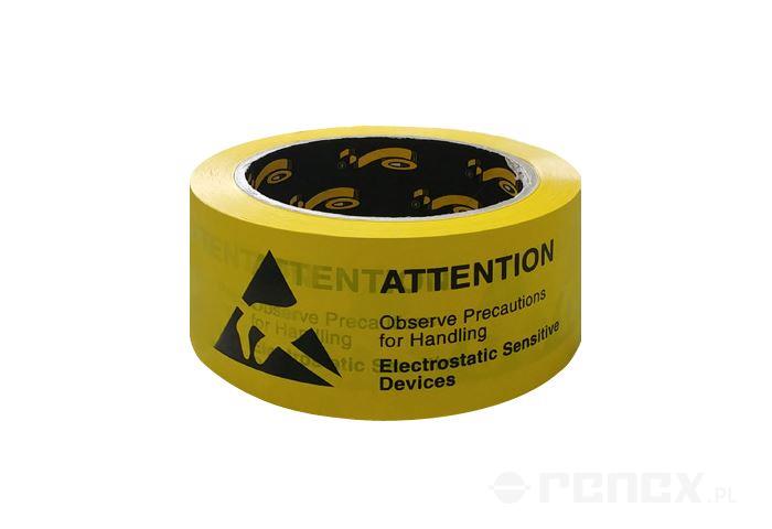 Package adhesive tape - ESD print 50 mm x 66 m