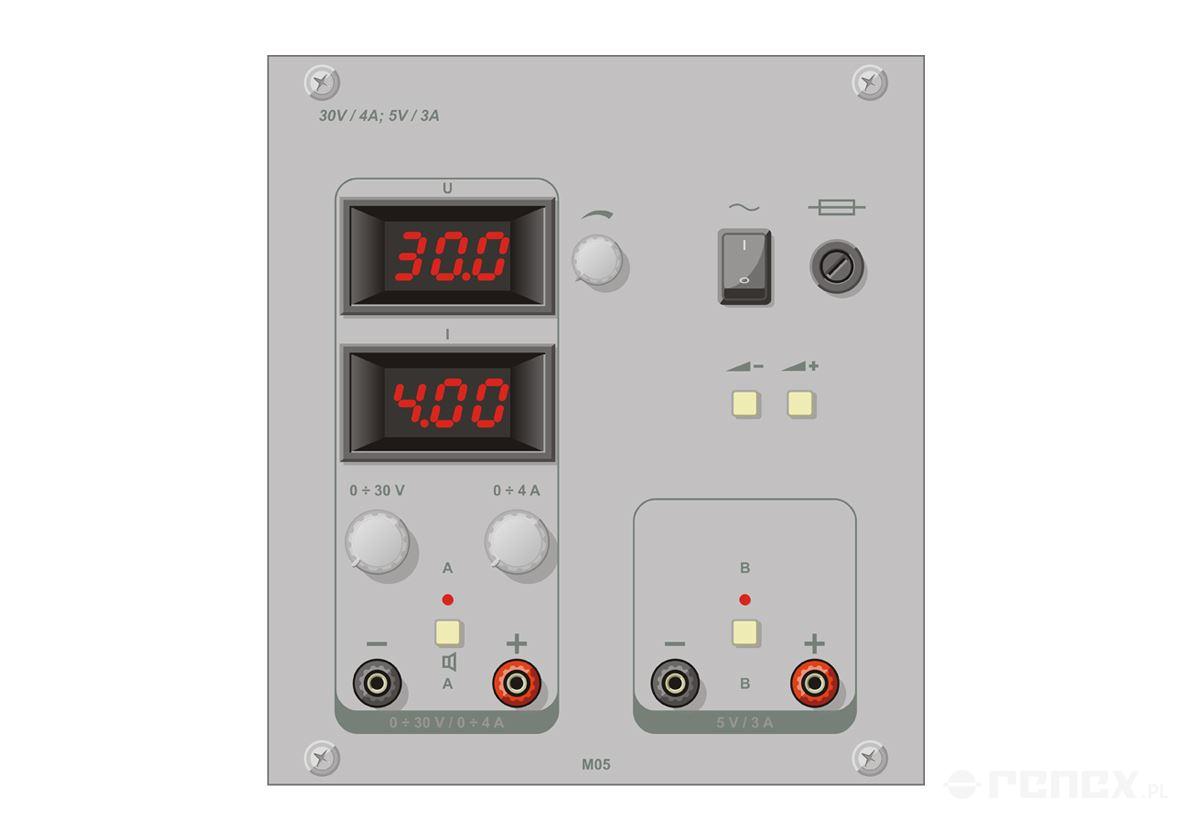 6U155 adjustable laboratory power supply