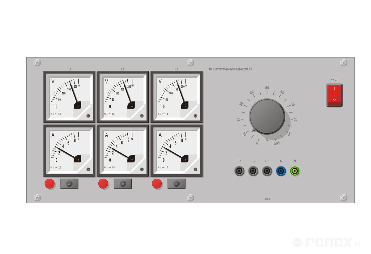 REECO 6U1551 three-phase autotransformer for the RACK cabinet