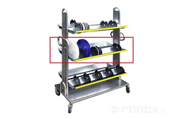 SMD reel storage, double shelf  L=630mm