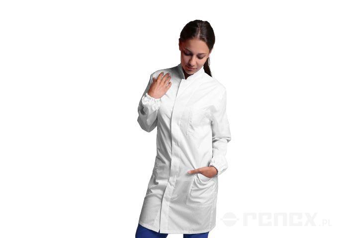 ESD CLEAN ROOM COAT WHITE SIZE 2XS