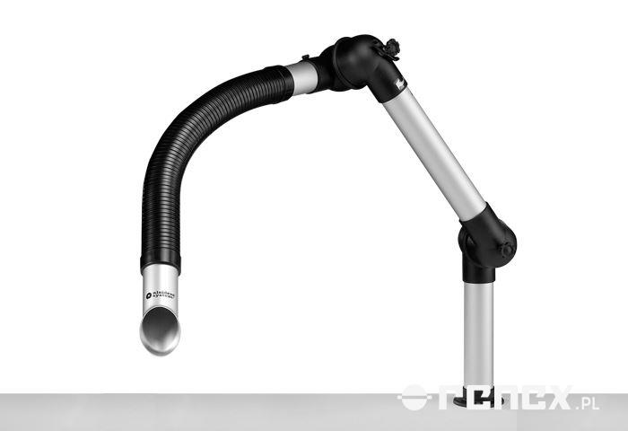 FLEX elastic arm 900 mm, system 50, 2 connections, table, black