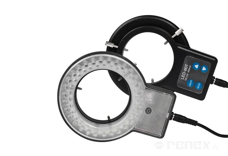 CARTON white LED ring illuminator with 7-step light adjustment