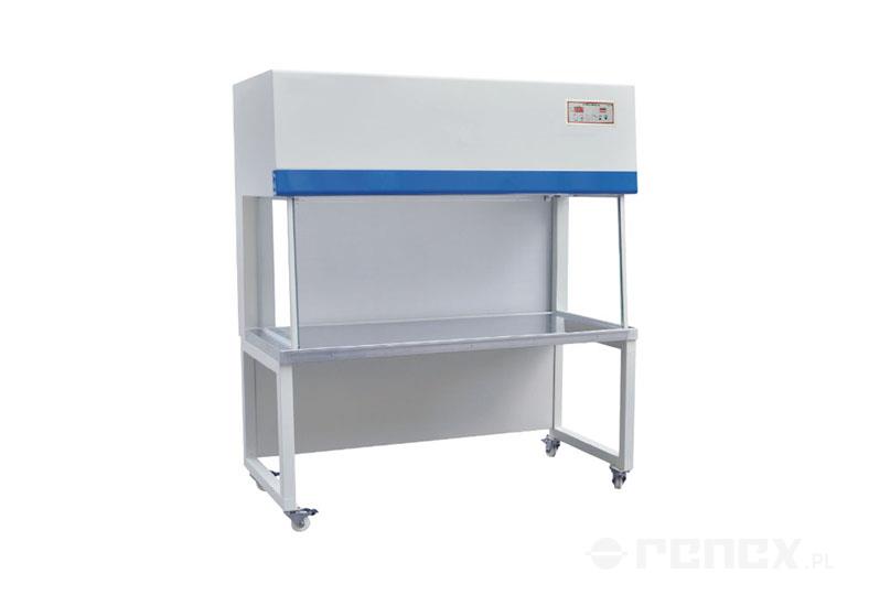 Clean bench with horizontal air flow, low noise emission, external dimensions 1590x800x1800 mm