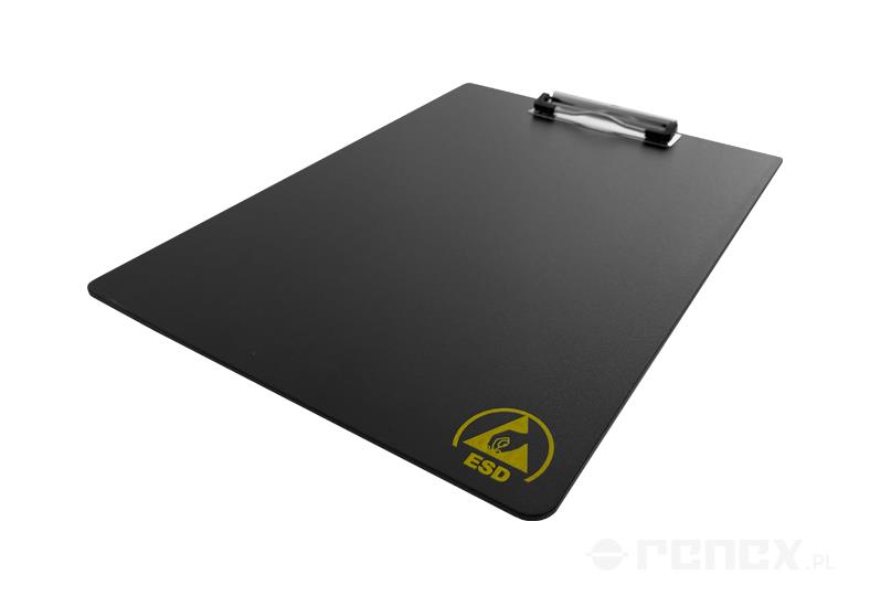 ESD clipboard, black, A4 (polypropylene)