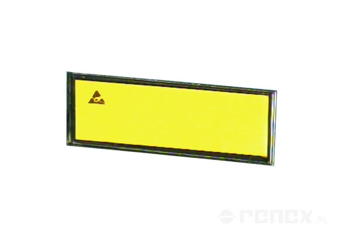 PAPER LABEL, yellow, ESD symbol - 47x100